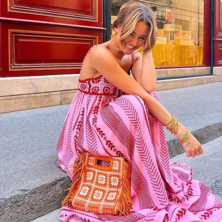 Rosa - Maxi-Jurk