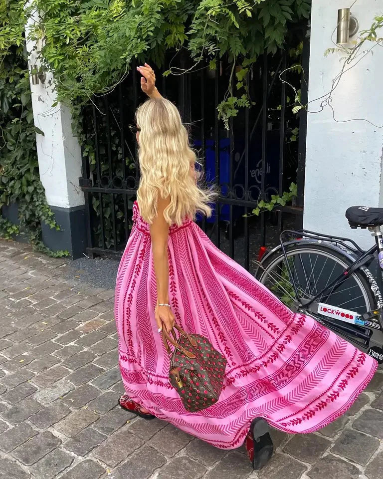 Rosa - Maxi-Jurk