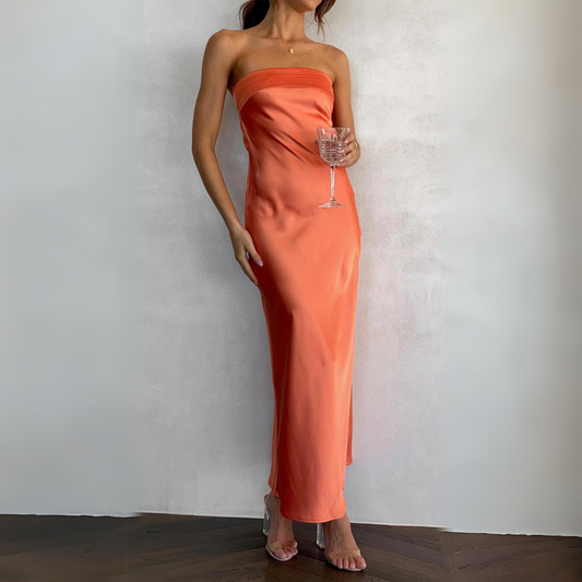 LEONORA - One Shoulder Top A-lijn Minijurk