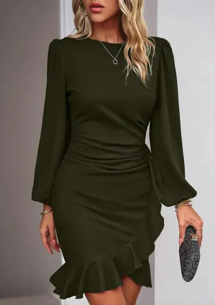 EMELIE - Elegante jurk met lange mouwen