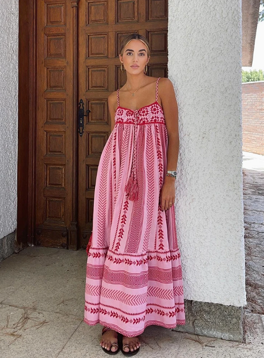 Rosa - Maxi-Jurk