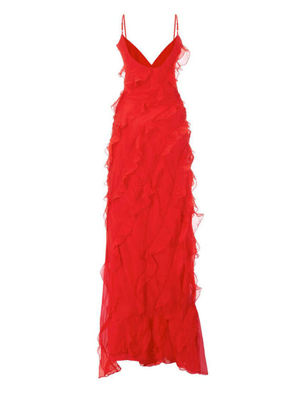 NOA - Maxi-jurk met ruches