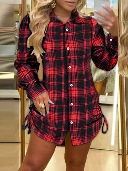 GINEVRA - Plaid Shirtjurk