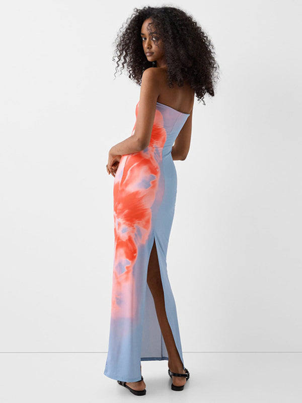 MIRA - Contrasterende bodycon-jurk
