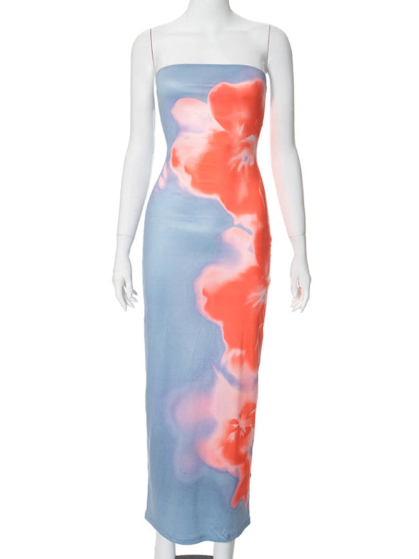 MIRA - Contrasterende bodycon-jurk