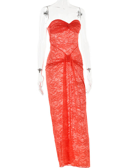 ELVIRA - Mesh Illusion Bodycon Jurk