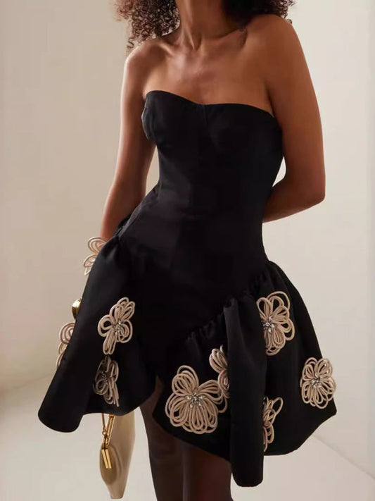 VALERIA - Fleurige Bandage Jurk