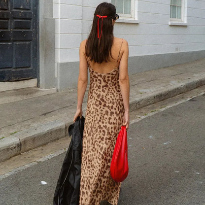 Vittoria - Luipaard Maxi-Jurk
