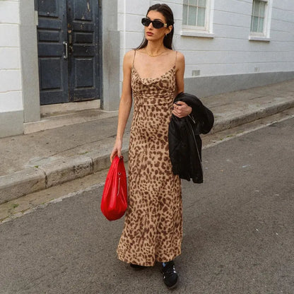 Vittoria - Luipaard Maxi-Jurk